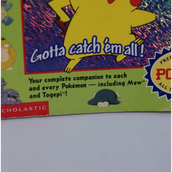 '99 The Official Pokemon Handbook Nintendo "Gotta Catch Em' All!" No Poster - Picture 2 of 10